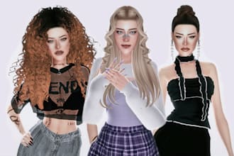 make a character in the sims 4 to your liking