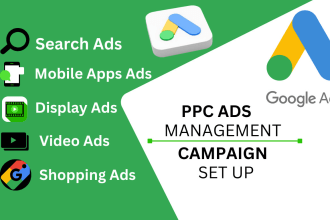 setup google PPC, display, and youtube ads campaign
