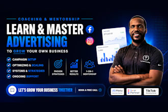 teach you how to run facebook ads and instragram ads on meta