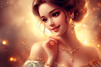 your portrait into disney cartoon anime style