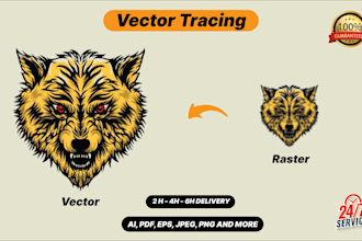 do raster to vector, vector tracing, logo, recreate, image to vector