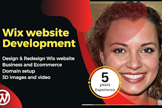 develop a wix website design revamp  and fix wix