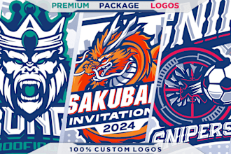 design a custom sports logo