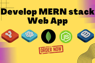 develop custom mern stack website as a mern stack developer using reactjs nodejs