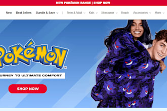 design shopify clothing store and shopify website