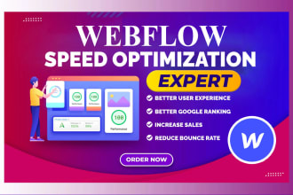 do webflow website speed optimization on google pagespeed insights