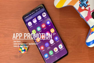 provide app installs and do app promotion of android app
