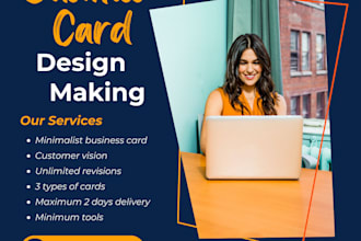 do minimalist business card designs