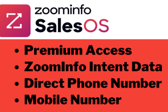 find direct phone number, mobile number, prospect list using zoominfo premium