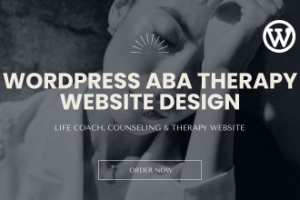 create aba therapy website life coaching website yoga website