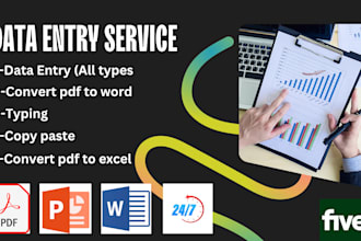 do data entry and copy paste job