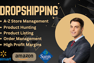 do walmart, sams club and amazon dropshipping