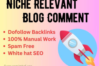do 20 niche relevant blog comments
