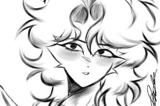 draw you rough sketches