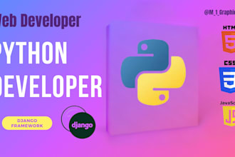 develop your website using python