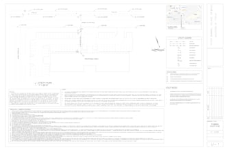 design utility plan for city required in cad, calculations