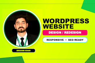 build a professional wordpress website for your business