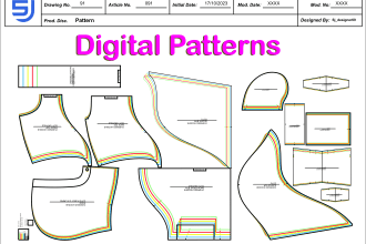 make digital clothing patterns for sewing
