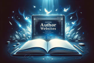 create a responsive book author website in wordpress