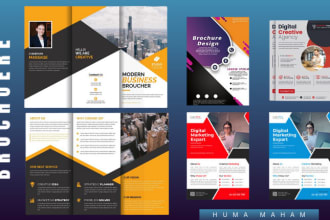 design certificate and brochure template
