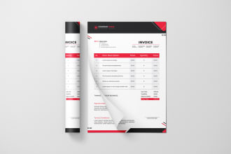 generate modern invoice and quotation design
