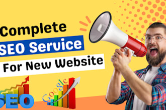 provide complete SEO service for new website