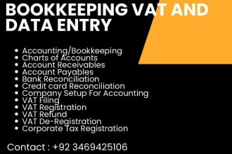 do accounting bookkeeping vat and corporate tax