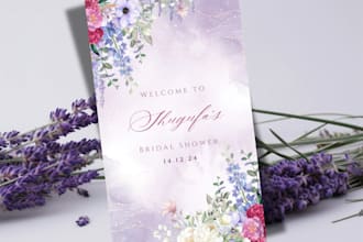 design welcome sign for any of your event