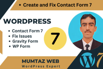 create and fix contact form 7 issues in short time