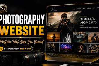 design photography, videography, portfolio website