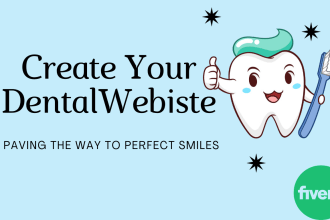 create your dentist wordpress website or wordpress website