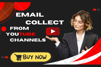 provide youtube influencer email leads for outreach and marketing