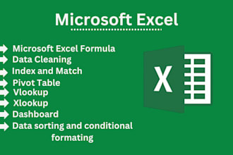 create excel templates ,formulas, dashboards, spreadsheet