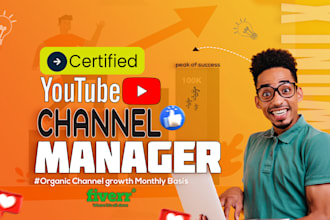 be your certified youtube channel manager and video SEO expert