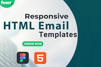 design HTML email template fully responsive