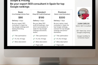 be your senior SEO expert to dominate google in spain