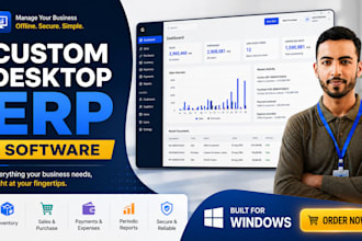 develop custom windows desktop erp software