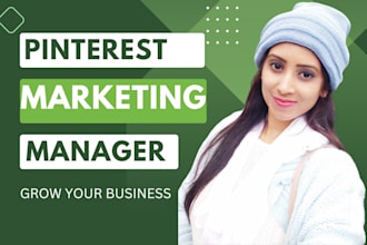be your pinterest marketing manager, set up pins and boards