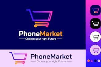 design amazon store, shopify, ecommerce business website logo