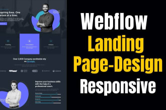 develop webflow website webflow landing page webflow animation for your business