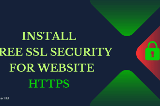 install SSL certificate to secure website https