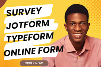 create engaging online forms, surveys, fillable in jotform, typeform google form