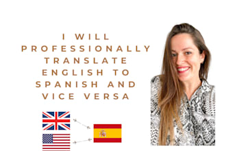 manually translate from englisch to spanisch and vice versa