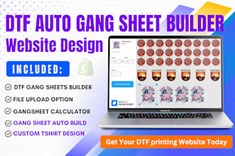design your dtf printing website using shopify premium theme