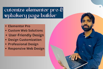 cutomize ecommerce website or wpbakery page builder wordpress website