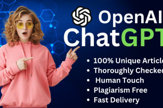 do chatgpt, openai and chatbot ai article writing for you