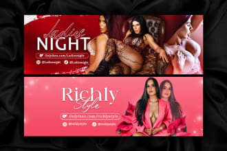 design amazing onlyfans banners for you