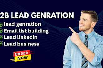 do linkedin lead, b2b lead generation, email list building