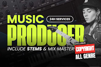 be your edm ghost music producer techno, hardstlye, house, etc
