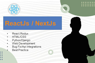 do react, nextjs projects and web development
